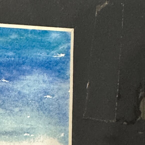 Signed Carlos Cuzma bridge 10x 8” unframed matted hand colored laser print - Picture 6 of 6